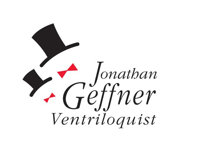 logo with large and small top hats