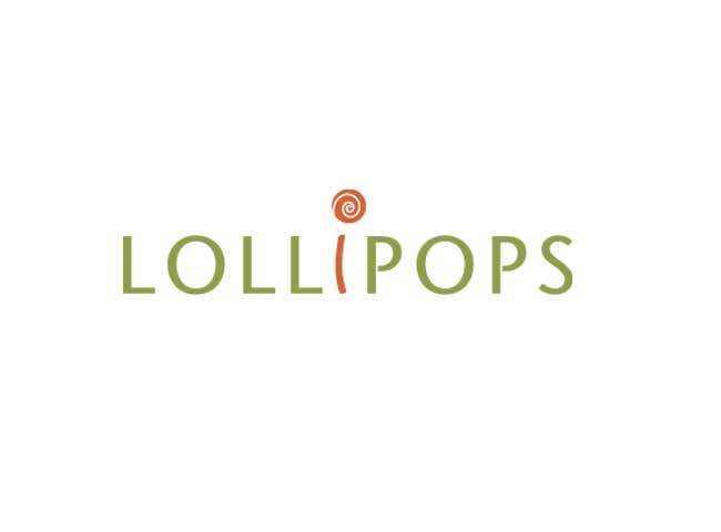 retail logo, letter i looks like a lollipop